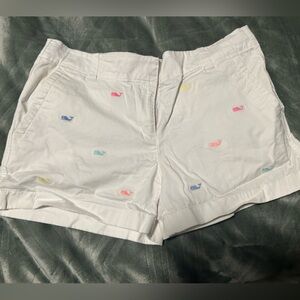 Vineyard vibes white shorts